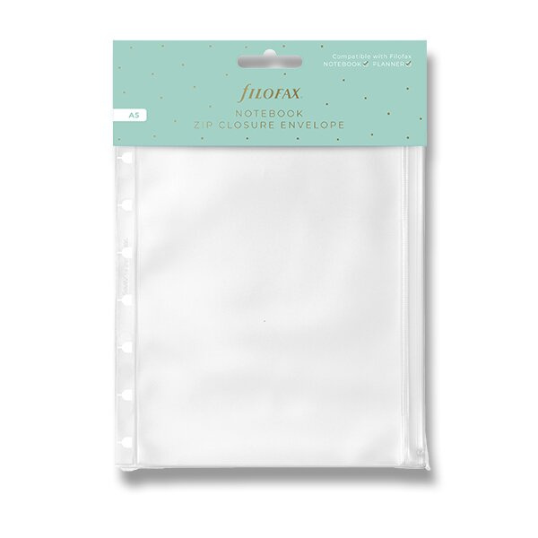 A5 kapsa na zip náplň A5 zápisníků Filofax Notebook