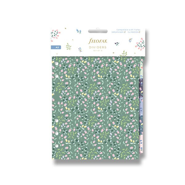 Rozřazovač Meadow 6 záložek náplň A5 diářů Filofax