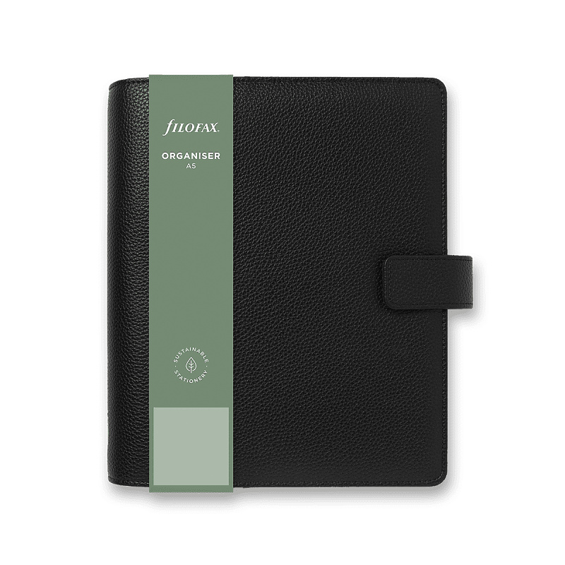 Diář A5 Filofax Camden černý