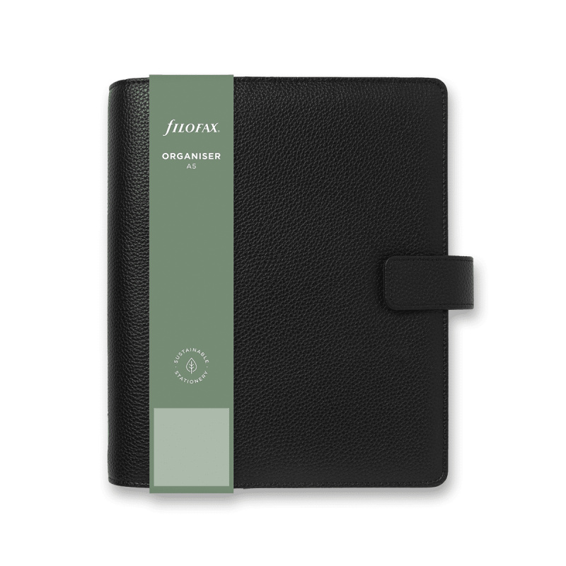 Diář A5 Filofax Camden černý