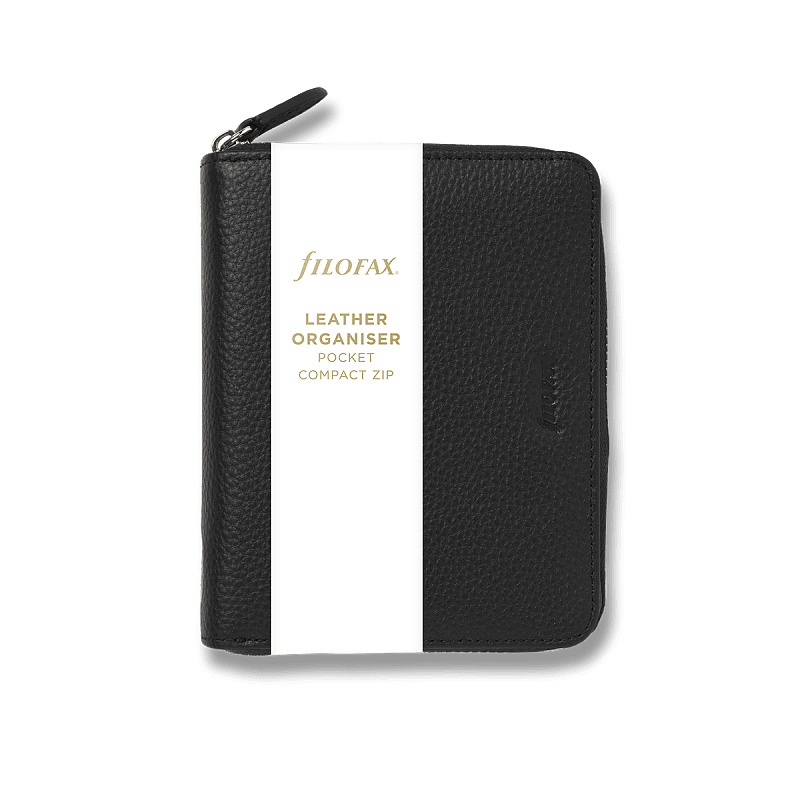 Kapesní diář Filofax Norfolk Compact Zip A7 black