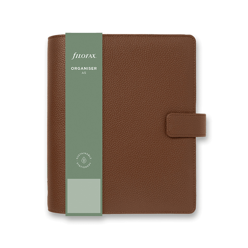 Diář A5 Filofax Camden hnědý