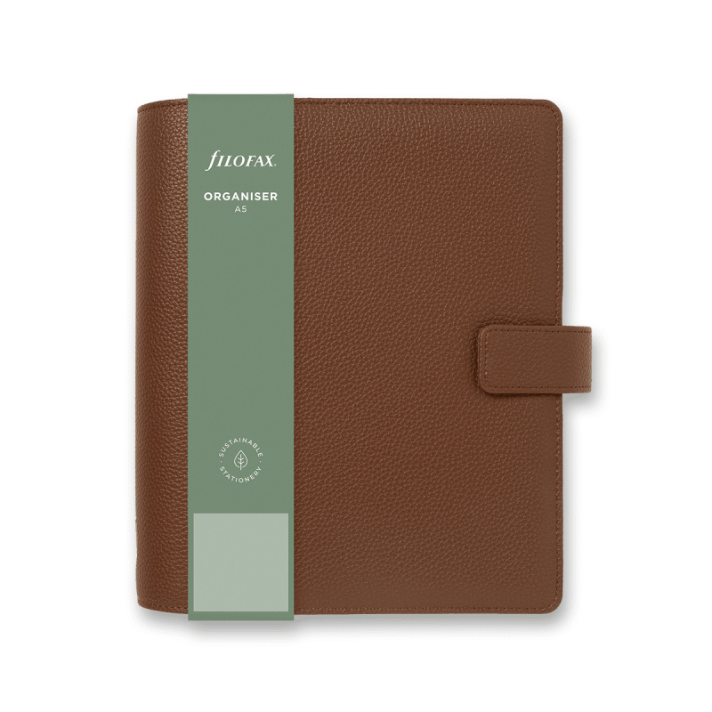 Diář A5 Filofax Camden hnědý