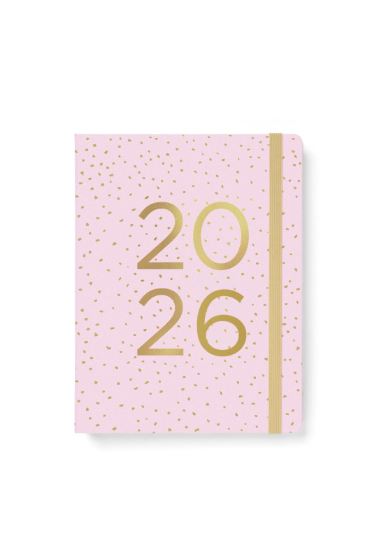 Diář Filofax Notebook Confetti A5 Rose Quartz