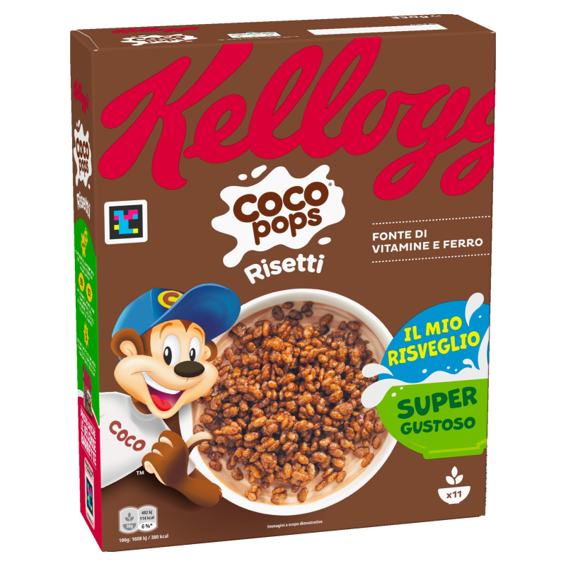Kellogg's čokoládová rýže (Coco pops risetti) 400g