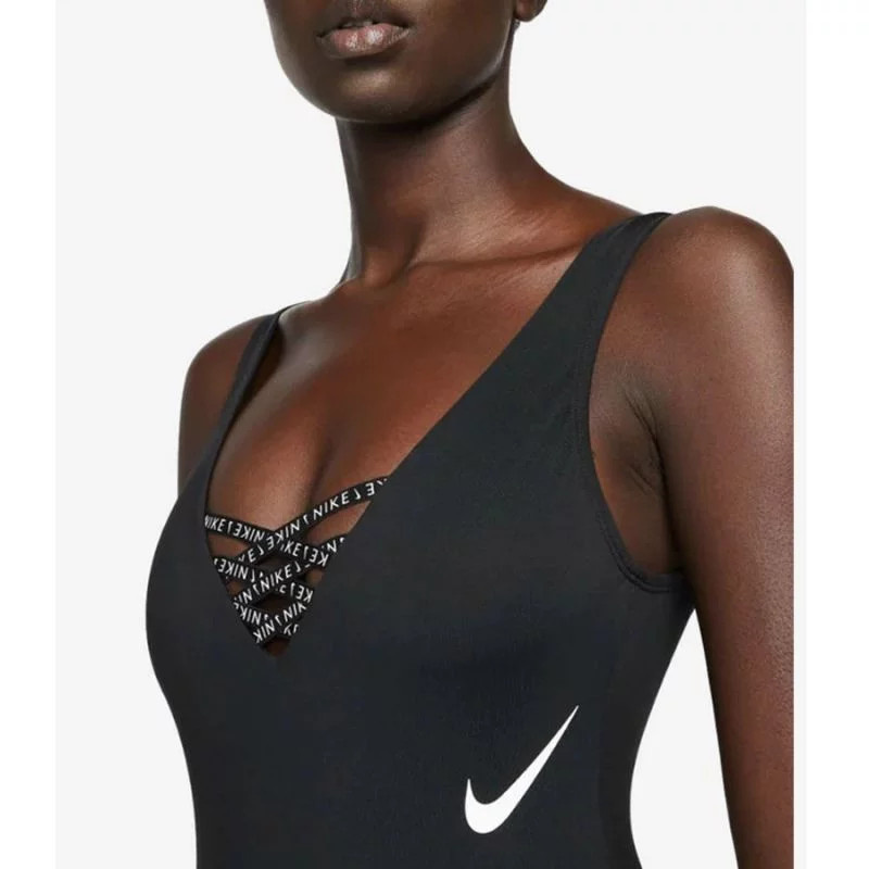 Dámské plavky W NESSC254 001 černé - Nike  XS