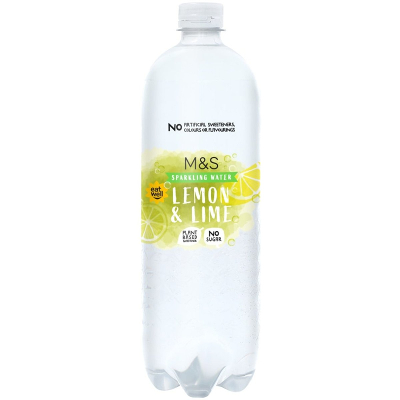 Marks & Spencer Limonáda s příchutí citronu a limetky bez přidaného cukru
