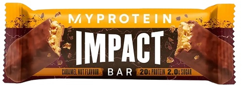 MyProtein Impact Protein Bar, 64 g Příchuť: Karamel/Lískový oříšek