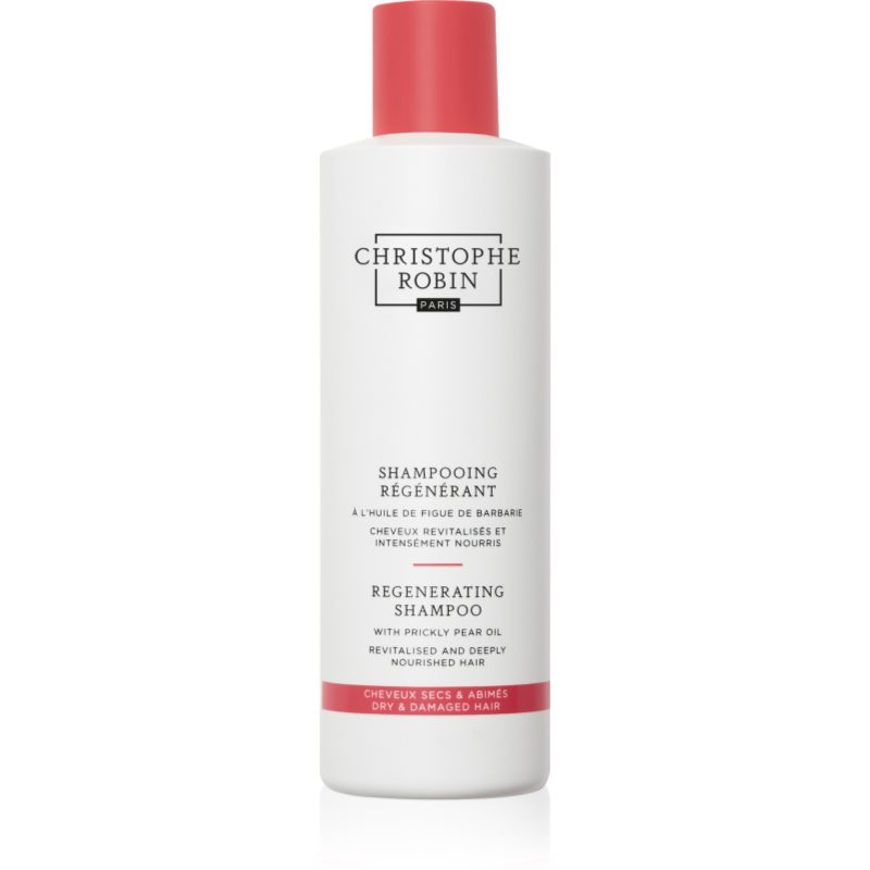 Christophe Robin Regenerating Shampoo with Prickly Pear Oil hloubkově regenerační šampon pro poškozené, chemicky ošetřené vlasy 250 ml