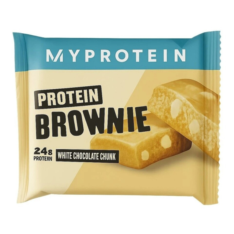 MyProtein Protein Brownie 75 g Příchuť: White Chocolate Chunk