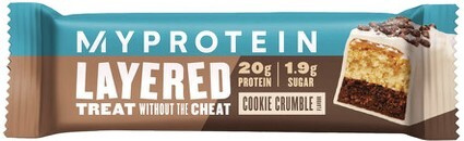 MyProtein 6 Layer Bar - šestivrstvá proteinová tyčinka 60 g Příchuť: Cookie Crumble
