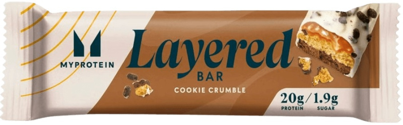 MyProtein 6 Layer Bar - šestivrstvá proteinová tyčinka 60 g Příchuť: Cookie Crumble