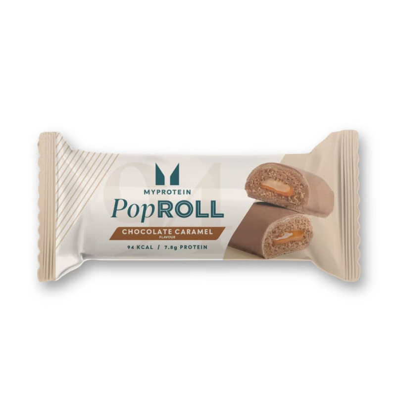 MyProtein Pop Roll Bar, 27 g Příchuť: Čokoláda/Karamel