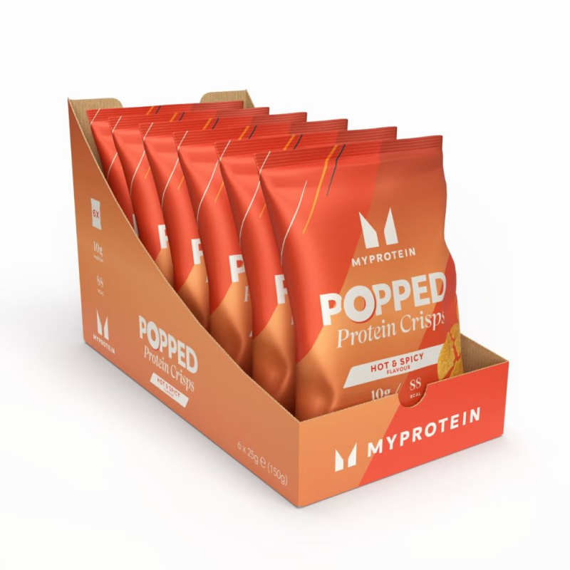 MyProtein Pufované Proteinové Chipsy, 25 g Příchuť: Pálivé s kořením