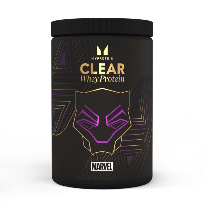 MyProtein Clear Whey Isolate MARVEL, 500 g Příchuť: Black Panther - Modrá malina