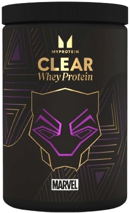 MyProtein Clear Whey Isolate MARVEL, 500 g Příchuť: Black Panther - Modrá malina