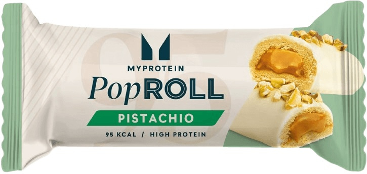 MyProtein Pop Roll Bar, 27 g Příchuť: Pistácie