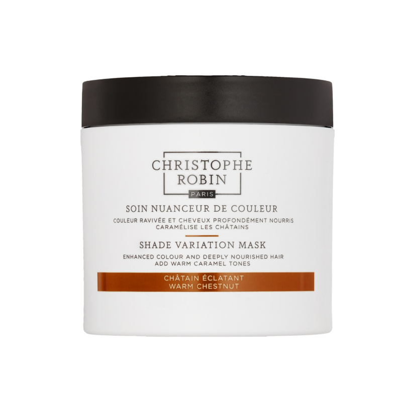 Christophe Robin Tónovací maska na vlasy Shade variation Mask 250 ml Warm Chestnut