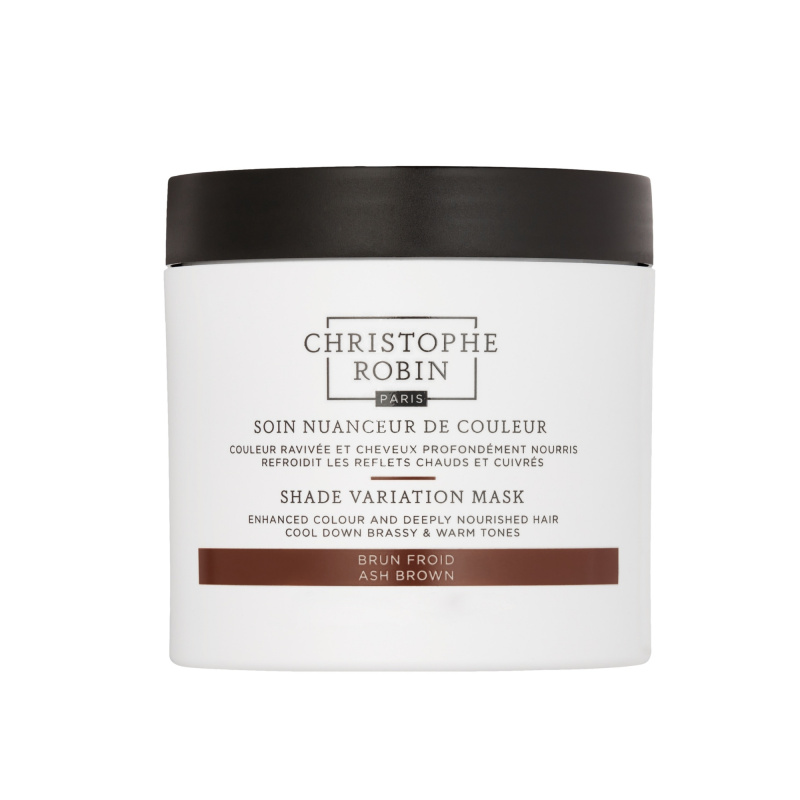 Christophe Robin Tónovací maska na vlasy Shade variation Mask 250 ml Ash Brown
