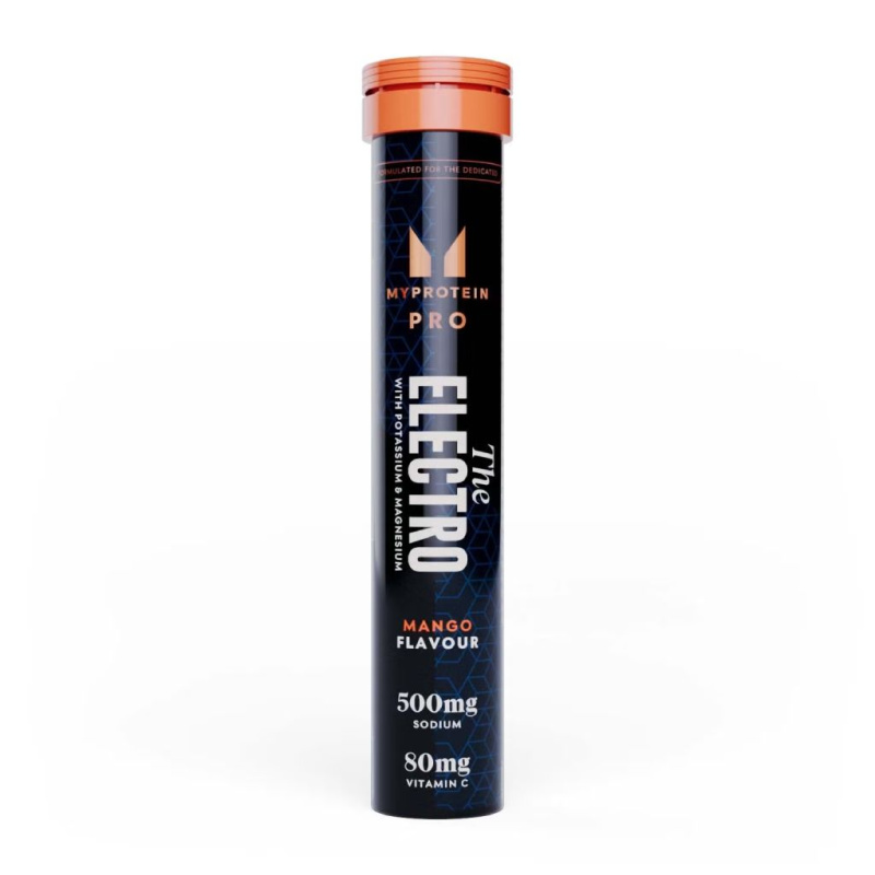MyProtein THE Electro, Elektrolyty šumivé tablety, 12 ks Příchuť: Mango