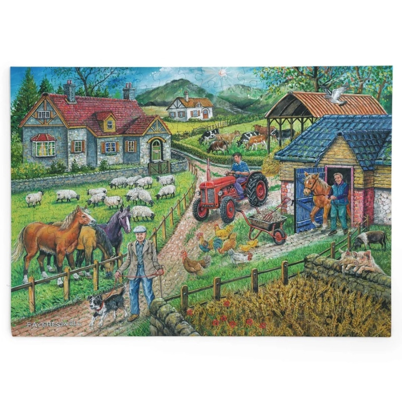 HOP Puzzle Farma Barley Mow 250 velkých dílků