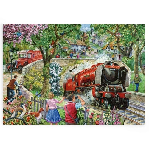 HOP Puzzle Ranní vlak 500 velkých dílků