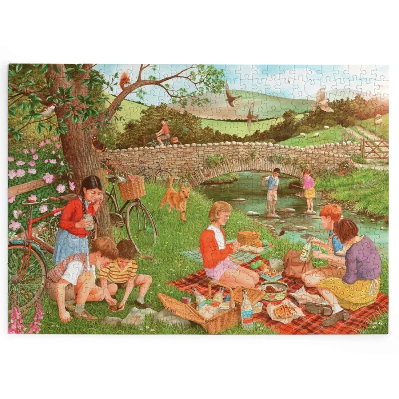 HOP Puzzle Piknik a objevování 500 velkých dílků