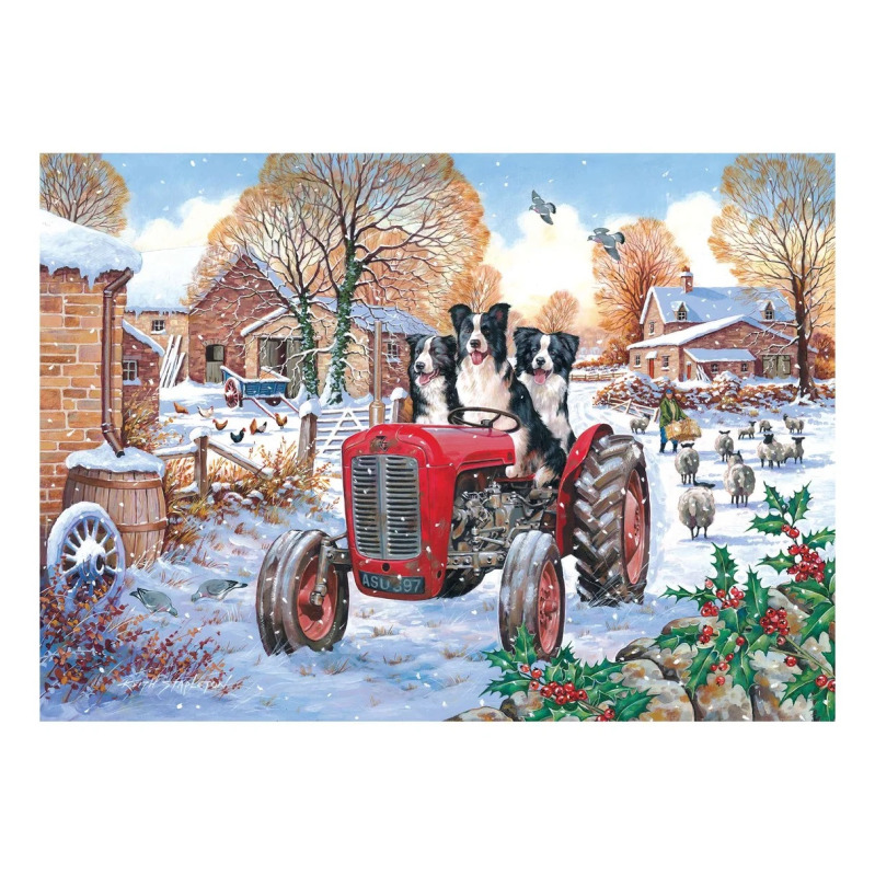 HOP Puzzle Psí život na farmě 1000 dílků