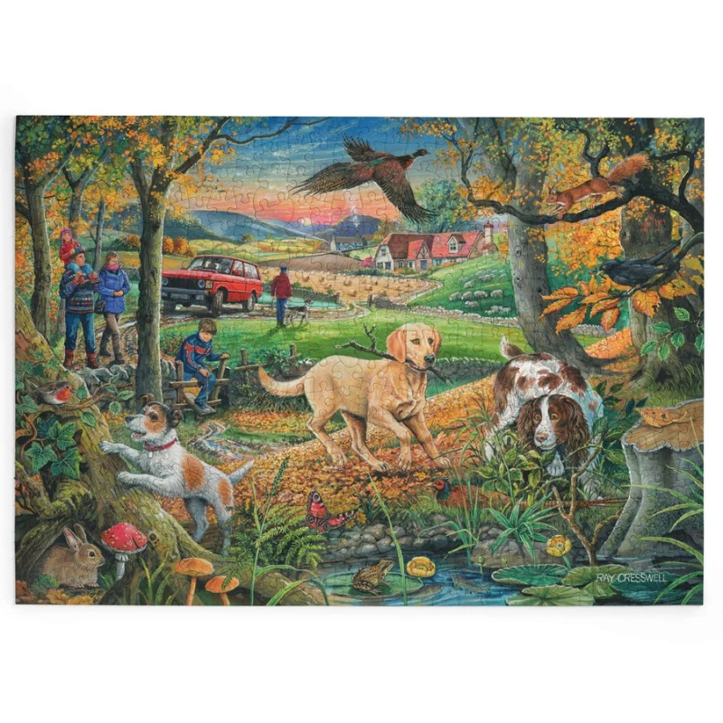 HOP Puzzle Psi na lovu 500 velkých dílků