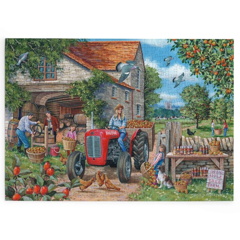 HOP Puzzle Sklizeň jablek 500 velkých dílků