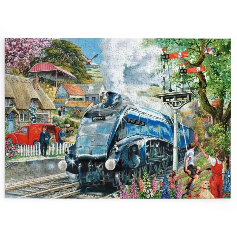 HOP Puzzle Noční vlak 500 velkých dílků