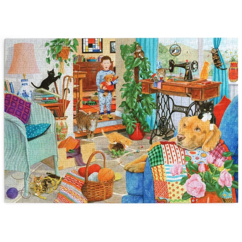 HOP Puzzle Kočičí dovádění 1000 dílků