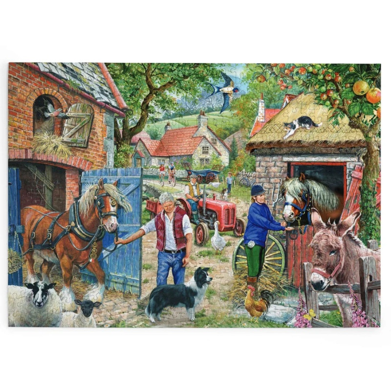 HOP Puzzle Ulička s jabloněmi 500 velkých dílků