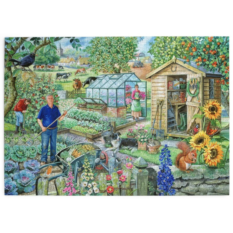 HOP Puzzle Na zahrádce 1000 dílků