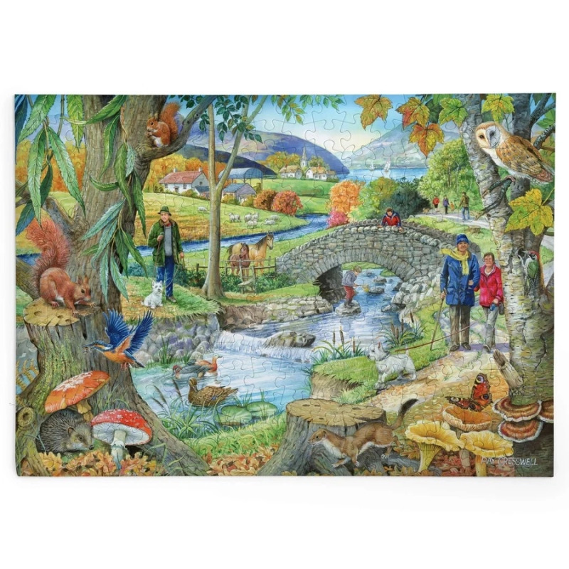 HOP Puzzle Procházka podél řeky 250 velkých dílků