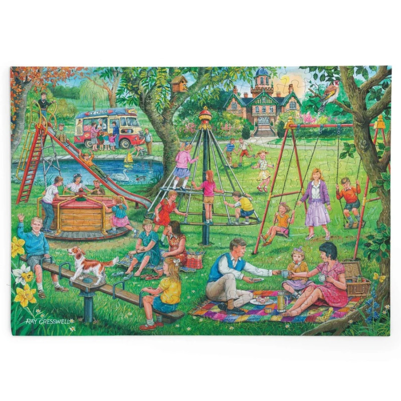 HOP Puzzle Piknik na dětském hřišti 250 velkých dílků