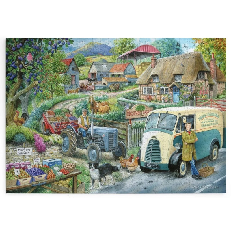 HOP Puzzle Prodej zemědělských produktů 500 dílků