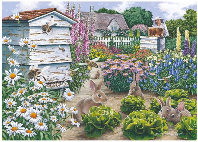 Puzzle Sladcí králíčci 500 dílků