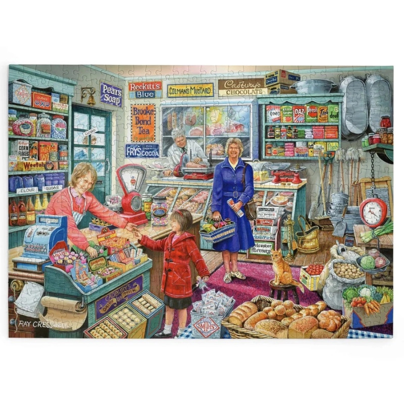 HOP Puzzle Nákupy v obchůdku 500 velkých dílků