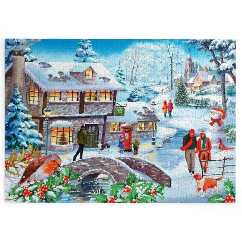 HOP Puzzle Zimní procházka 500 velkých dílků