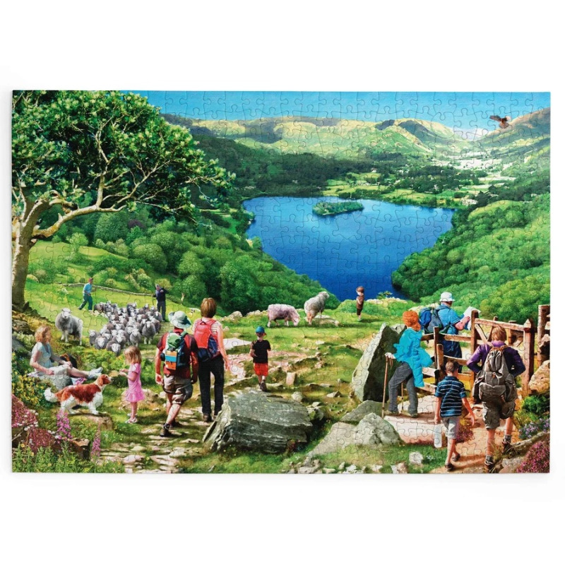 HOP Puzzle Výhled na jezero 500 velkých dílků