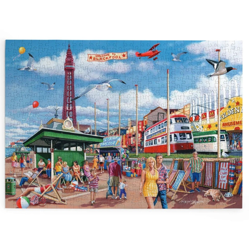 HOP Puzzle Promenáda v Blackpoolu 500 velkých dílků