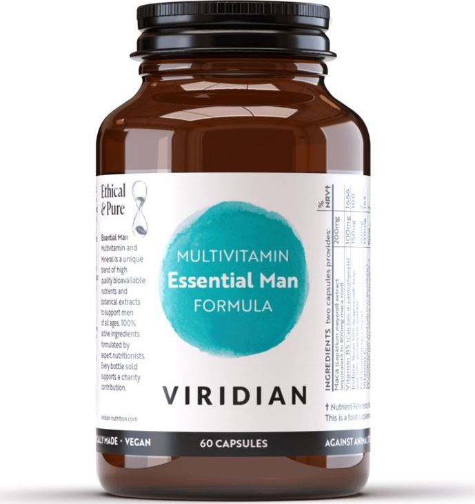 Viridian Nutrition Essential Man Formula 60 kapslí