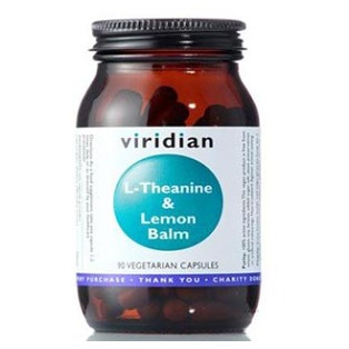 Viridian L-Theanine & Lemon Balm (L-Theanin s meduňkou) 90 kapslí