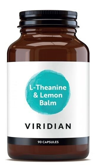 Viridian L-Theanine & Lemon Balm (L-Theanin s meduňkou) 90 kapslí