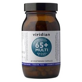 Viridian Nutrition 65+ Multi 60 kapslí (Natural multivitamín pro seniory)