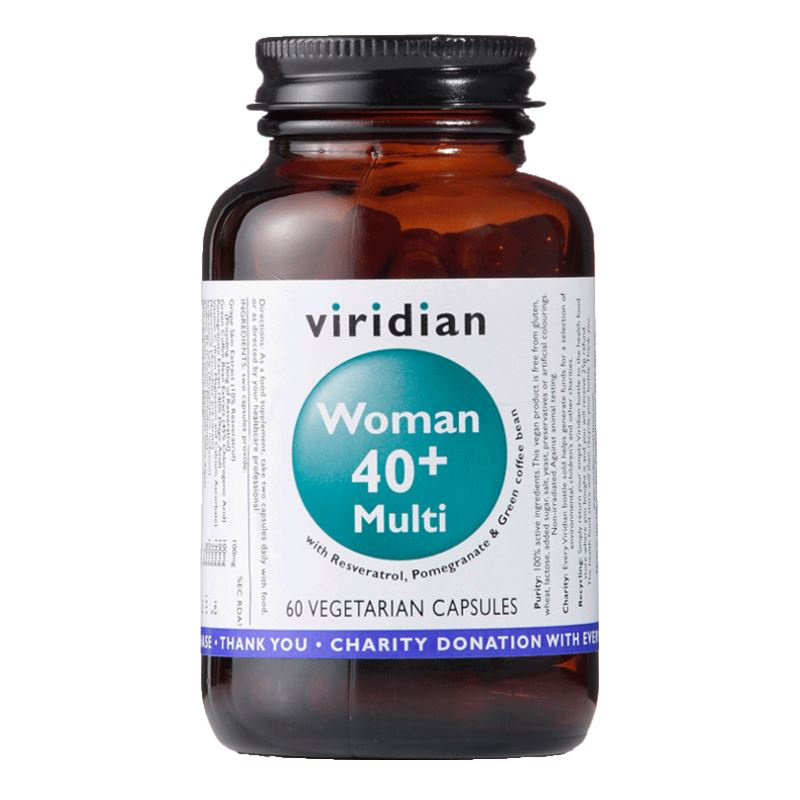 Viridian Nutrition Viridian 40+ Woman Multivitamin 60 kapslí