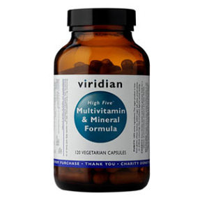 Viridian High Five Multivitamin & Mineral Formula 120 kapslí