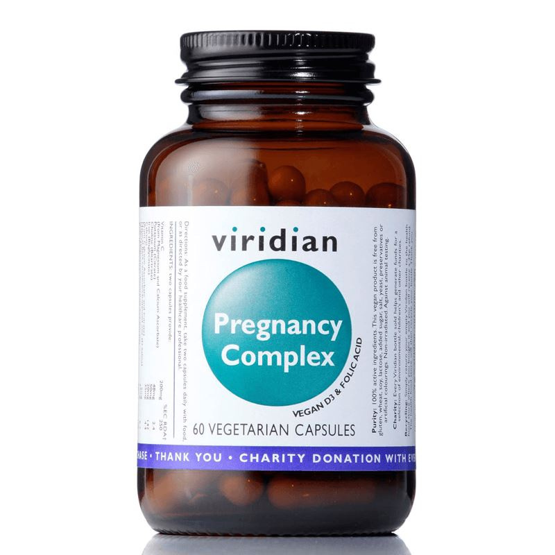 Viridian Pregnancy Complex Natural multivitamín pro těhotné 60 kapslí