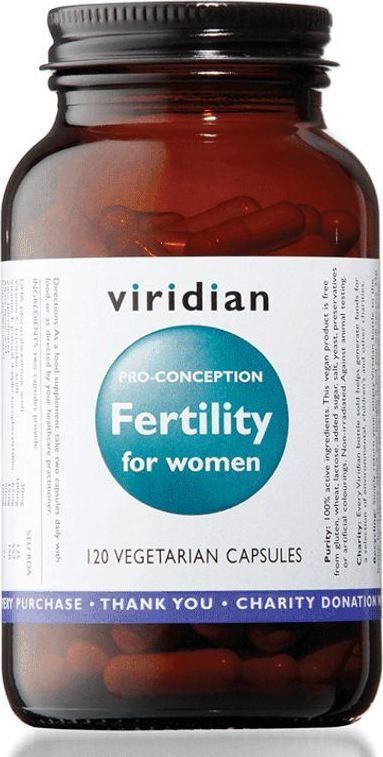 Viridian Nutrition Viridian Fertility for Women, 120 ks
